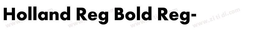 Holland Reg Bold Reg字体转换